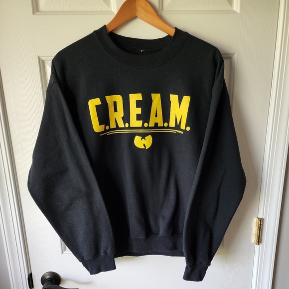 Wutang Other - Wu Tang Clan CREAM Crewneck Sweatshirt Mens Medium Rap Hip Hop